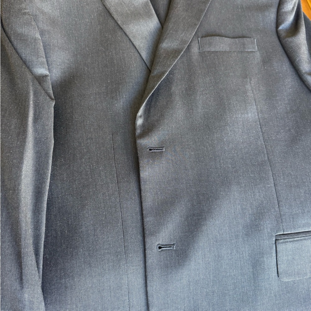 Men's Classic Blue & Gray Suit